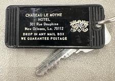 Chateau Le Moyne Hotel 301 Rue Dauphine New Orleans, LA French Quarter Room Key picture