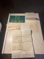 1953 Invitation To Major Keltz From Mayor and Fire Chief of Yokohama Japan picture
