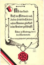 Osnabrück Germany 1922 Seminary Announcement German Text White Border Postcard picture