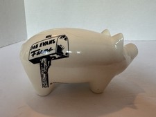 RARE Vintage Bob Evans Farms Ceramic Piggy Bank CR picture
