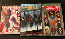 SPIDER-GWEN: DEAL WITH THE DEVIL, OSBORN: EVIL INCARCERATED, HEROES FOR HIRE tpb picture