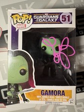Zoe Saldana Signed Gamora Funko Pop Autograph Marvel ACOA - Guardians of Galaxy picture
