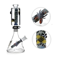 Glass Bong, rock glass brand, bee design picture