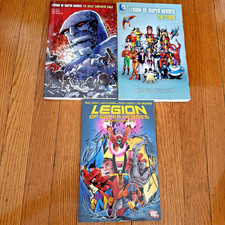 LEGION OF SUPER-HEROES/GREAT DARKNESS SAGA/THE CURSE/EYE FOR AN EYE/TPBK picture