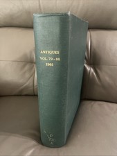 Antiques Magazine Bound Volume 79 80 1961 Complete Year 12 Issues picture