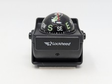 Vintage Lockheed Defense Contractor Dashboard Ball Compass Made in USA picture