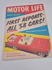 Vintage Motor Life Magazine September 1957 First Reports All '58 Cars picture