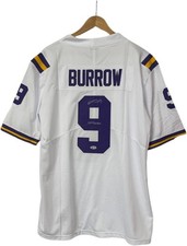 Hand-Signed Football Jersey Joe Burrow Beckett BAS COA picture