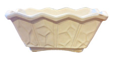 Vintage McCoy White Dish Gardens Planter, no 700, 7 in long no chips picture