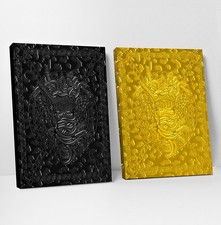 Crooks & Castles Art Canvas Set Black & Gold  - 12