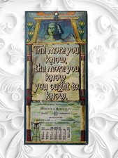 1922 Antique Egyptian Revival Calendar Dorsch & Hitzeman Dental Chicago Art Deco picture