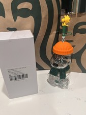 Starbucks x Peanuts Snoopy Glass Cold Cup 2026 Great Pumpkin NEW Authentic picture