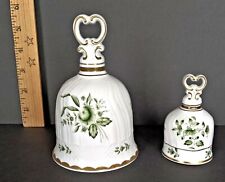 Beautiful Handpainted HOLLOHAZA Porcelain Bells from Hungary (Never Used) picture
