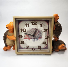 Vintage Retro 1978 Burwood New Haven 2281 Turtle Wall Clock Tested (READ) picture