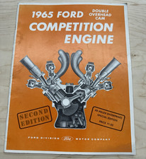 1965 Ford  DOUBLE OVERHEAD CAM COMPETITION ENGINE MANUAL Second Edition picture