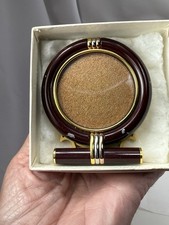 ANTIQUE VINTAGE CARTIER DE LES MUST OVAL EASEL TABLE PICTURE FRAME  picture