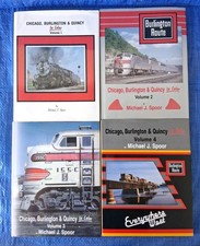 Chicago Burlington & Quincy In Color (Volumes 1-4, Hardcover) CB&Q Michael Spoor picture