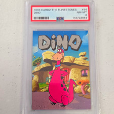 Cardz 1993 The Flintstones Dino #94 PSA 8 Graded Non-Sport Trading Card picture