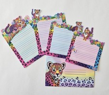 Vtg Lisa Frank Stationery Hunter The Leopard Cub Sheets Envelope  picture