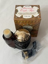 Vintage Avon American Eagle Pipe Decanter Wild Country Cologne NIB Sealed Handle picture