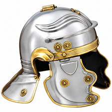Gallic 'H' Roman Helmet for LARP, Cosplay, Renaissance Fairs, Halloween, histor picture