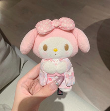 Sanrio My Melody Pink Floral Kimono Charm Plush Doll Gift Kids Toy picture