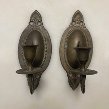Vintage Victorian Style Solid Brass Wall Candle Sconces picture
