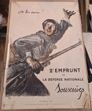Original French World War 1 Propaganda Poster