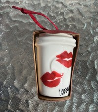 Starbucks Ornament Lipstick Kisses Kiss Christmas 2015 picture
