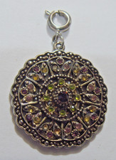 1950s vintage scarce Bahai faith temple emblem diamante gems pendant 55003 picture