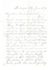Wisconsin Man Writes Of Anti-Slavery Cause, Intemperance, Tilton-Beecher Affair picture