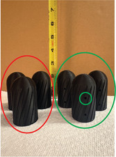 (6 Pack) 37mm Rifled Projectiles w/Holes wo/Hole for Smoke/Fused Comps 50mm tall picture
