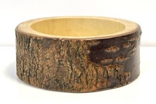 Vintage Sowe Konst Sovestad Sweden Poppel Rustic Wood Bowl picture