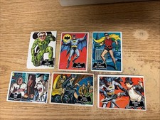 1966 Topps Batman #1 - The Batman - Black Bat - Rookie Plus Robin, Riddler Lot picture