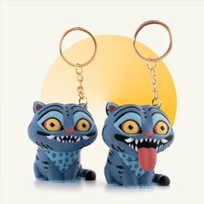 Kpop Demon Hunter Derpy Tiger Keychain Movie Gift Accessories picture