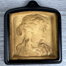 Vtg Clay Cameo Fragranceer Ellis Davidson Co NYC Aroma Gift Container Bakelite picture