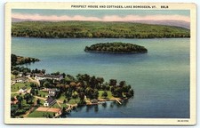 Postcard Vintage postcard: Prospect House, Lake Bomoseen, VT picture