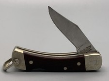 Vintage Uncle Henry SCHRADE+ LB1 Lockback Wood Handles Keychain Pocketknife USA picture
