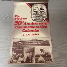 Vintage Big Bear Stores 50th Anniversary Calendar 1934-1984 Commemorative picture