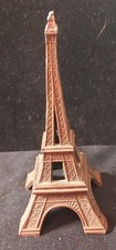 Vintage Souvenir Copper Eiffel Tower Paperweight / Figurine - Paris, France  picture