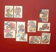Vintage 1969-1970 Donruss Odd Rods Sticker Card Lot of 11 - Mini Quick #29 picture