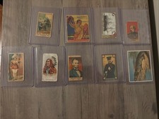Early 1900’s Non-Sports 9 Card Lot- Abraham Lincoln Strip Card Davy Crocket picture