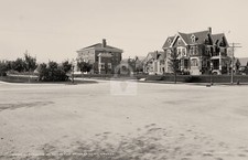 Residences on Newberry Boulevard Milwaukee WI c1890s RPPC Photo Postcard COPY picture