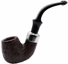 Peterson System Standard Sandblast Finish Medium Bent Billiard Briar Pipe (314) picture