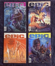 Epic Illustrated  Fantasy & Sci-Fi Magazine Lot 1980-1981  / Marvel / Neal Adams picture