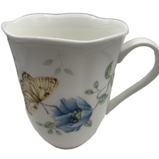Lenox Fritillary Tea Cup Flower Butterfly Ladybug Honey Bee 12floz Coffee picture
