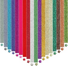 1080 Sheets Glitter Origami Star Paper Strips Sparkling Lucky Star DIY Hand Craf picture