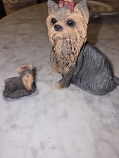 Itty Bitty World Yorkshire Terrier & Puppy Figurine picture