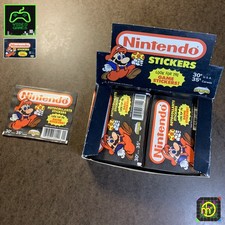 1989 Diamond Nintendo Stickers - 1 Sealed Pack 6 Stickers picture