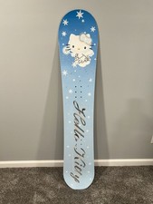Vintage HELLO KITTY Snowboard “Snow Angel” 142cm Sanrio Rare Original 1998😻🏂  picture